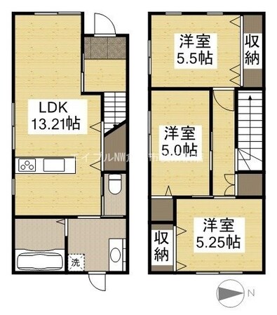 アルファスタイル　北棟の物件間取画像